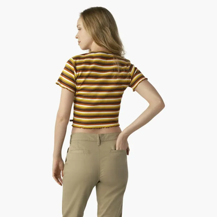 Women039s Striped Cropped Baby TShirt Ginger Honey Baby Stripe Ginger Honey Baby Stripe gsn Women Dickies Cropped Tops Women039s Striped Cropped Baby TShirt Ginger Honey Baby Stripe Ginger Honey Baby Stripe gsn Women Dickies Cropped Tops