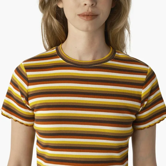Women039s Striped Cropped Baby TShirt Ginger Honey Baby Stripe Ginger Honey Baby Stripe gsn Women Dickies Cropped Tops Women039s Striped Cropped Baby TShirt Ginger Honey Baby Stripe Ginger Honey Baby Stripe gsn Women Dickies Cropped Tops