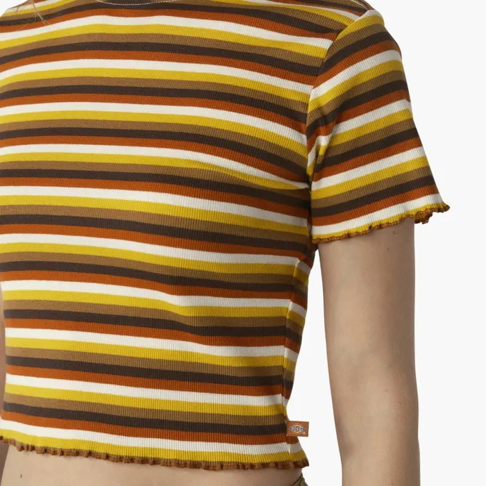 Women039s Striped Cropped Baby TShirt Ginger Honey Baby Stripe Ginger Honey Baby Stripe gsn Women Dickies Cropped Tops Women039s Striped Cropped Baby TShirt Ginger Honey Baby Stripe Ginger Honey Baby Stripe gsn Women Dickies Cropped Tops