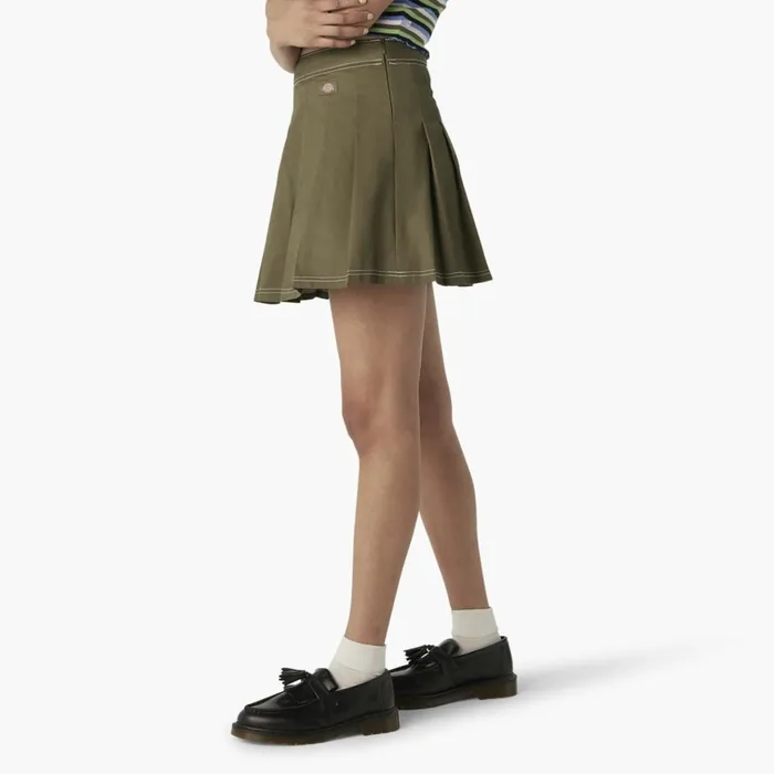 Women039s Twill Pleated Skirt Military Green Military Green ml Women Dickies Skirts and Dresses Women039s Twill Pleated Skirt Military Green Military Green ml Women Dickies Skirts and Dresses