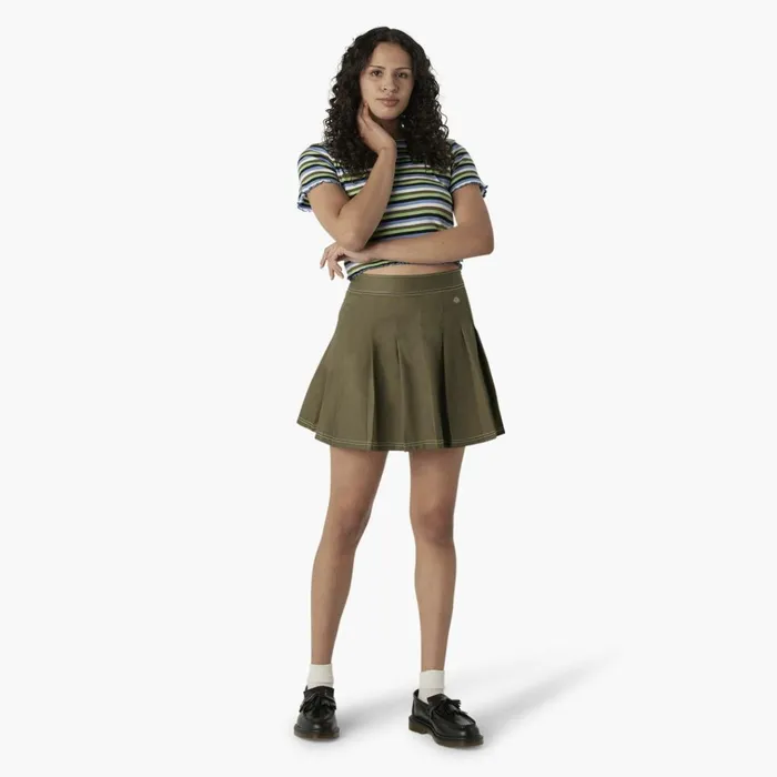 Women039s Twill Pleated Skirt Military Green Military Green ml Women Dickies Skirts and Dresses Women039s Twill Pleated Skirt Military Green Military Green ml Women Dickies Skirts and Dresses