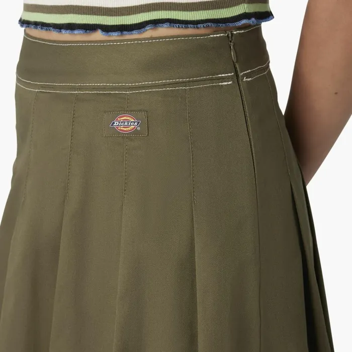 Women039s Twill Pleated Skirt Military Green Military Green ml Women Dickies Skirts and Dresses Women039s Twill Pleated Skirt Military Green Military Green ml Women Dickies Skirts and Dresses