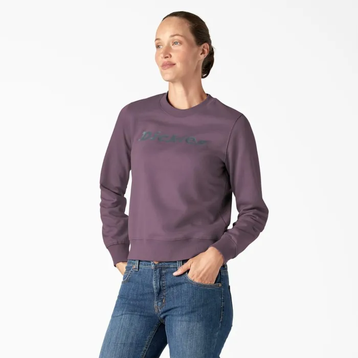 Women039s Water Repellent Logo Sweatshirt Grapeade Grapeade grd Women Dickies Hoodies and Sweatshirts Women039s Water Repellent Logo Sweatshirt Grapeade Grapeade grd Women Dickies Hoodies and Sweatshirts