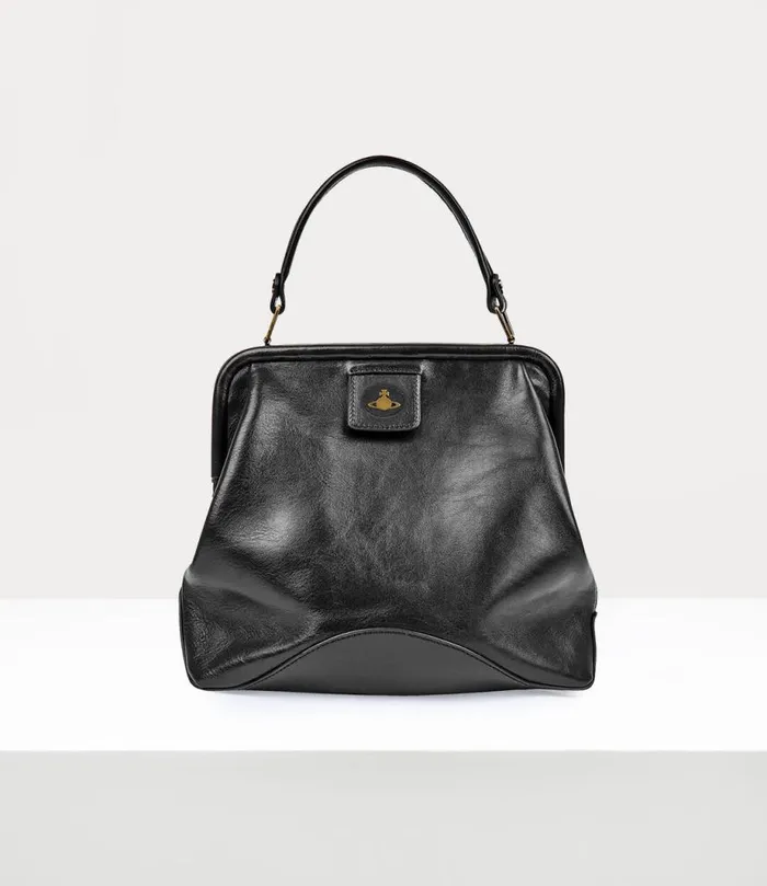 Women Abbey Frame Handbag Black Vivienne Westwood Handbags Women Abbey Frame Handbag Black Vivienne Westwood Handbags