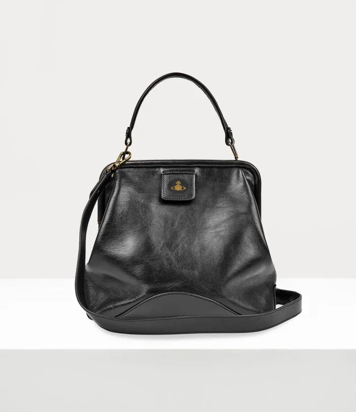 Women Abbey Frame Handbag Black Vivienne Westwood Handbags Women Abbey Frame Handbag Black Vivienne Westwood Handbags