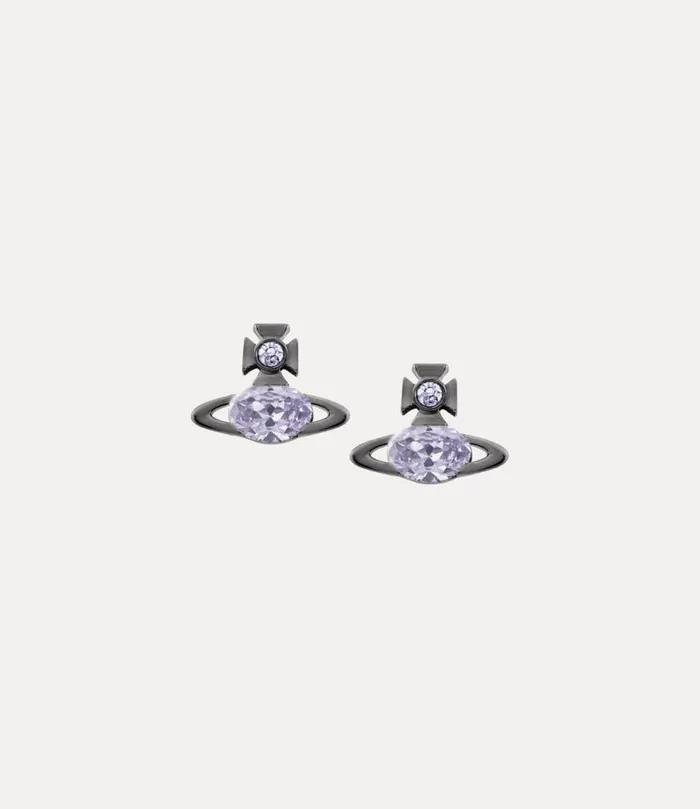 Women Allie Earrings Rutheniumlightlavendercz Vivienne Westwood Earrings