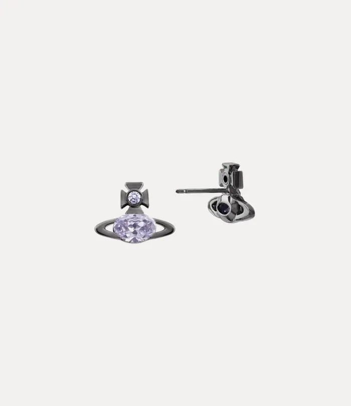 Women Allie Earrings Rutheniumlightlavendercz Vivienne Westwood Earrings Women Allie Earrings Rutheniumlightlavendercz Vivienne Westwood Earrings