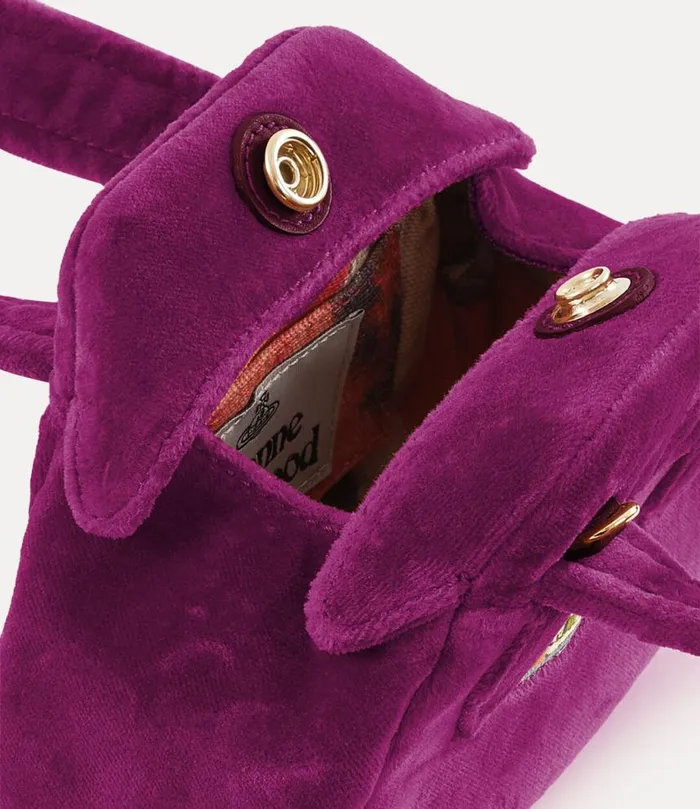 Women Archive Mini Yasmine Handbag Purple Vivienne Westwood Handbags Women Archive Mini Yasmine Handbag Purple Vivienne Westwood Handbags