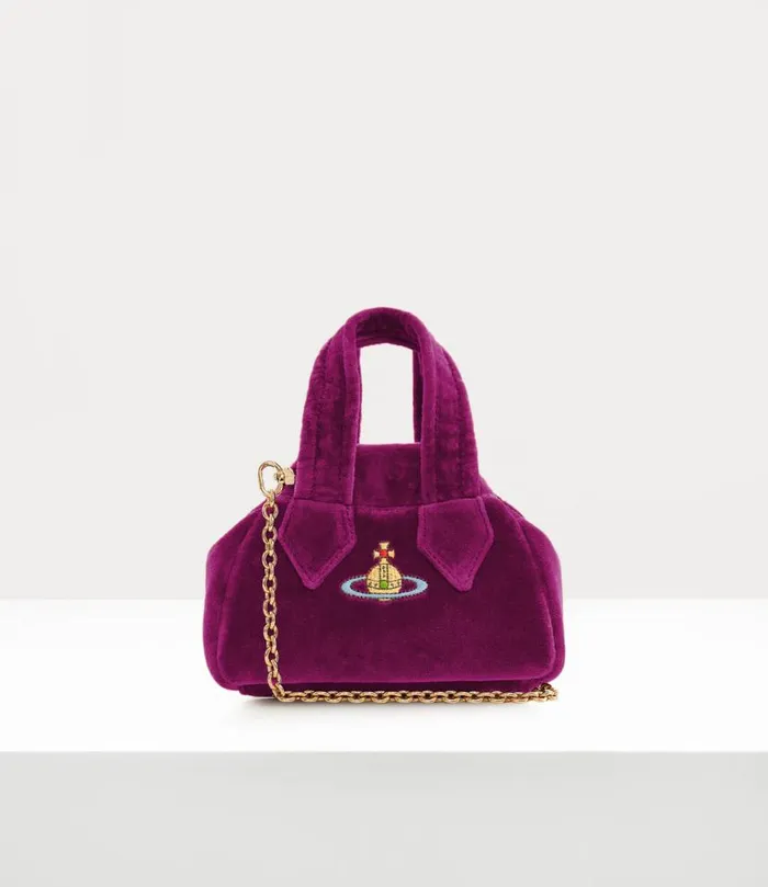 Women Archive Mini Yasmine Handbag Purple Vivienne Westwood Handbags Women Archive Mini Yasmine Handbag Purple Vivienne Westwood Handbags