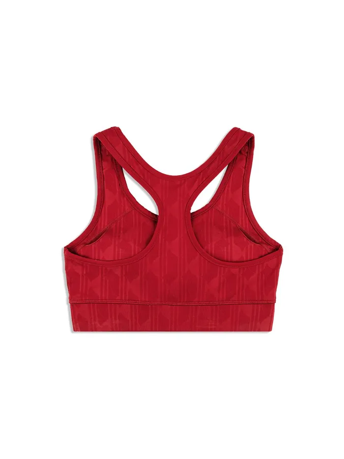 Women Athleisure Sergio Tacchini Viano Printed Sports Bra Sun Dried Tomato