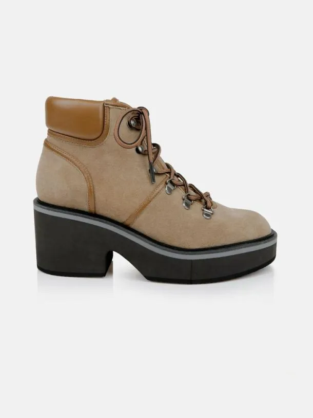 Women ATLAS Suede Gobi Clergerie Ankle Boots