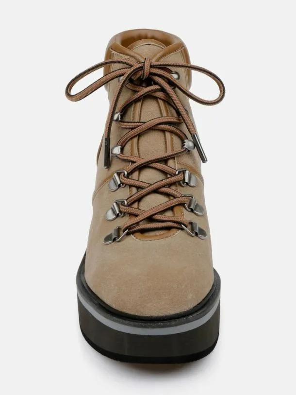 Women ATLAS Suede Gobi Clergerie Ankle Boots