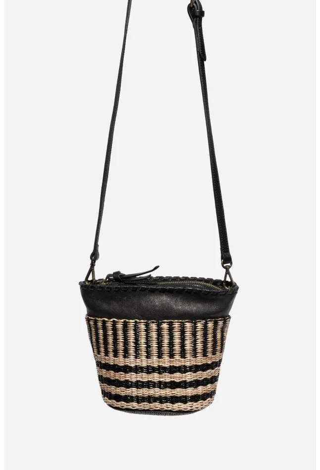 Women Banda Crochet Bucket Bag Natural Johnny Was Handbags