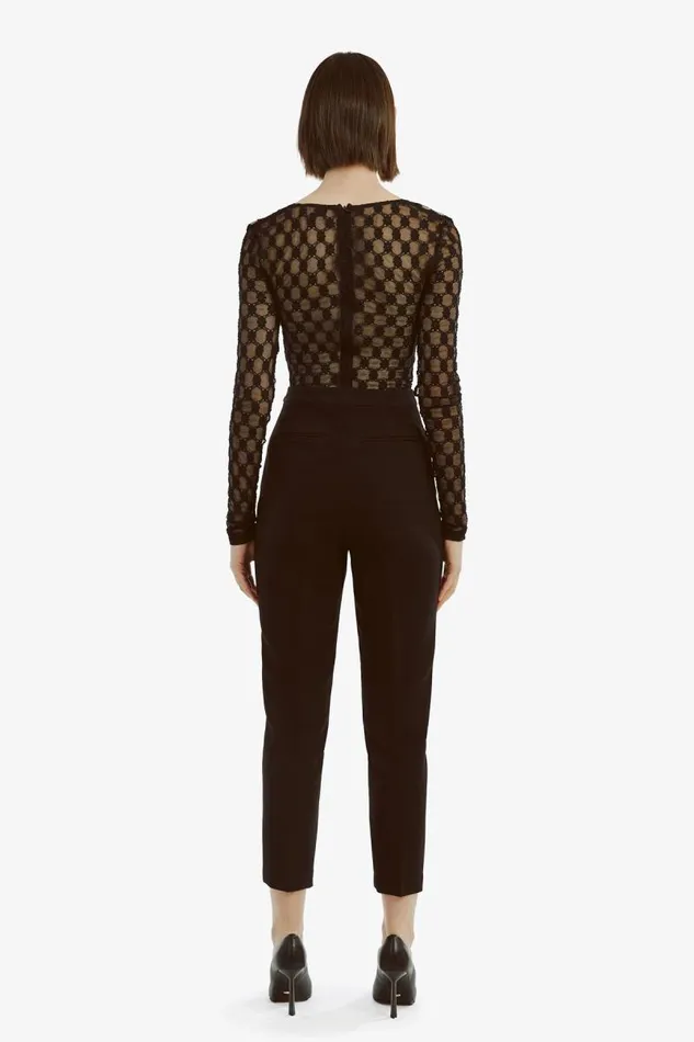Women Bardot Bodysuits Adoni Long Sleeve Bodysuit In Black Women Bardot Bodysuits Adoni Long Sleeve Bodysuit In Black