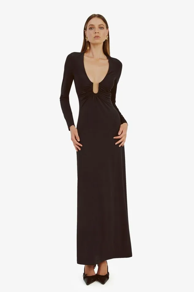 Women Bardot Day To Night Dresses Remmy Maxi Dress In Black Women Bardot Day To Night Dresses Remmy Maxi Dress In Black