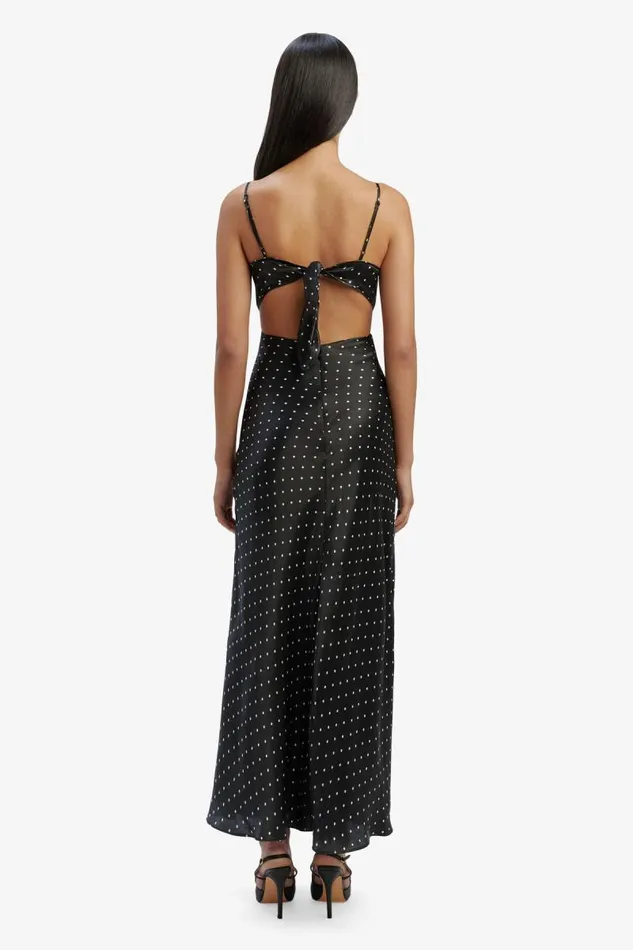 Women Bardot Occasion Dresses Karlotta Slip Dress In Blackspot Women Bardot Occasion Dresses Karlotta Slip Dress In Blackspot