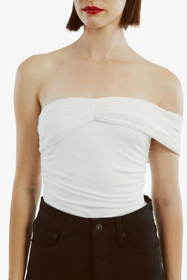 Women Bardot Party Tops Anina Knit Top In Orchid Wht Women Bardot Party Tops Anina Knit Top In Orchid Wht