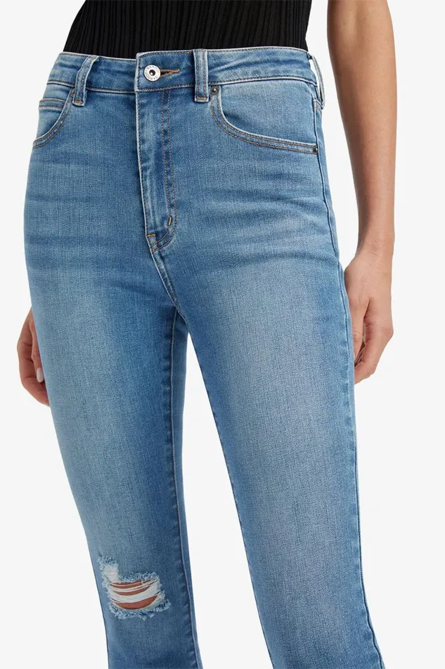Women Bardot Skinny Jean Khloe Hi Crop Jeans In Dark Denim Women Bardot Skinny Jean Khloe Hi Crop Jeans In Dark Denim