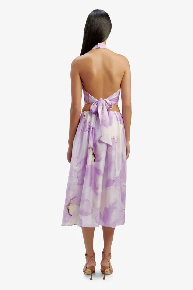 Women Bardot Skirts Leia Midi Skirt In Lavender Floral Women Bardot Skirts Leia Midi Skirt In Lavender Floral