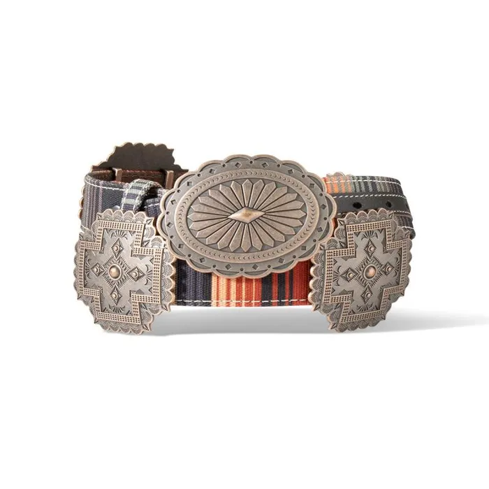 Women Belts Ariat Serape Cross Belt Brown