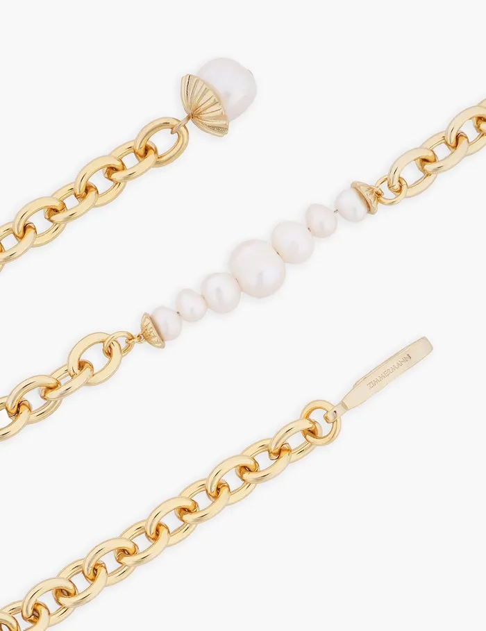 Women Belts Zimmermann Pearl Belt Goldpearl