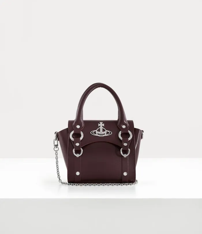 Women Betty Mini Handbag With Chain Brown Vivienne Westwood Handbags