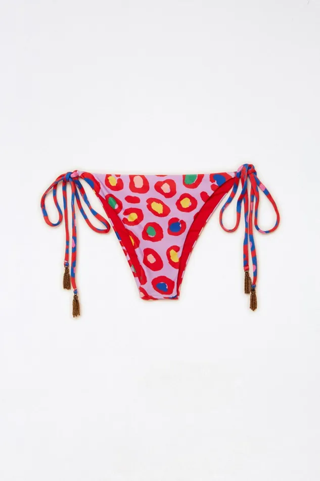 Women Bikinis Farm Rio Leopard Pop Triangle Bikini Bottom