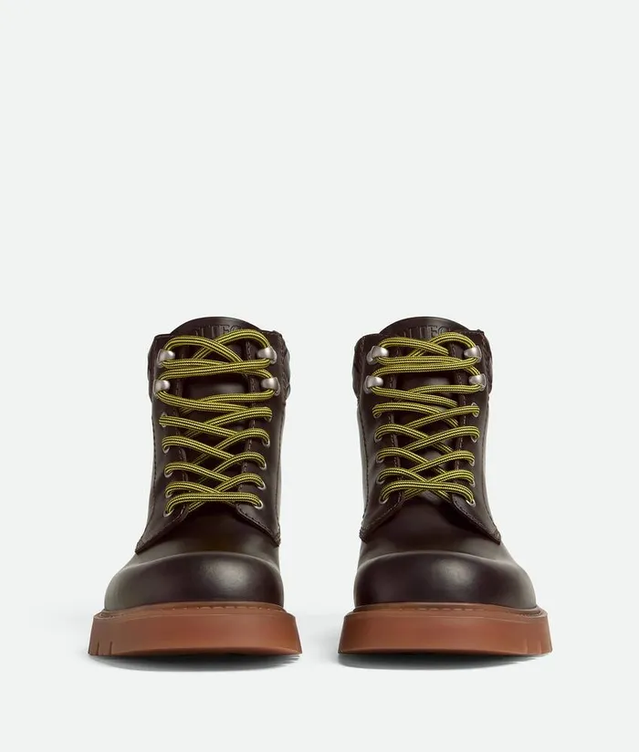 Women Bottega Veneta Boots Haddock LaceUp Ankle Boot Fondant Rubber
