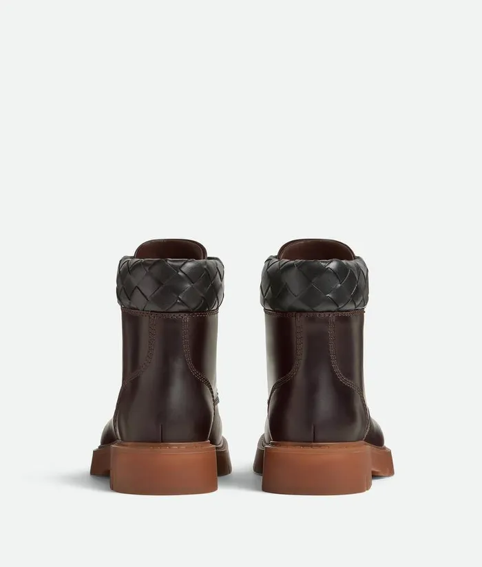 Women Bottega Veneta Boots Haddock LaceUp Ankle Boot Fondant Rubber
