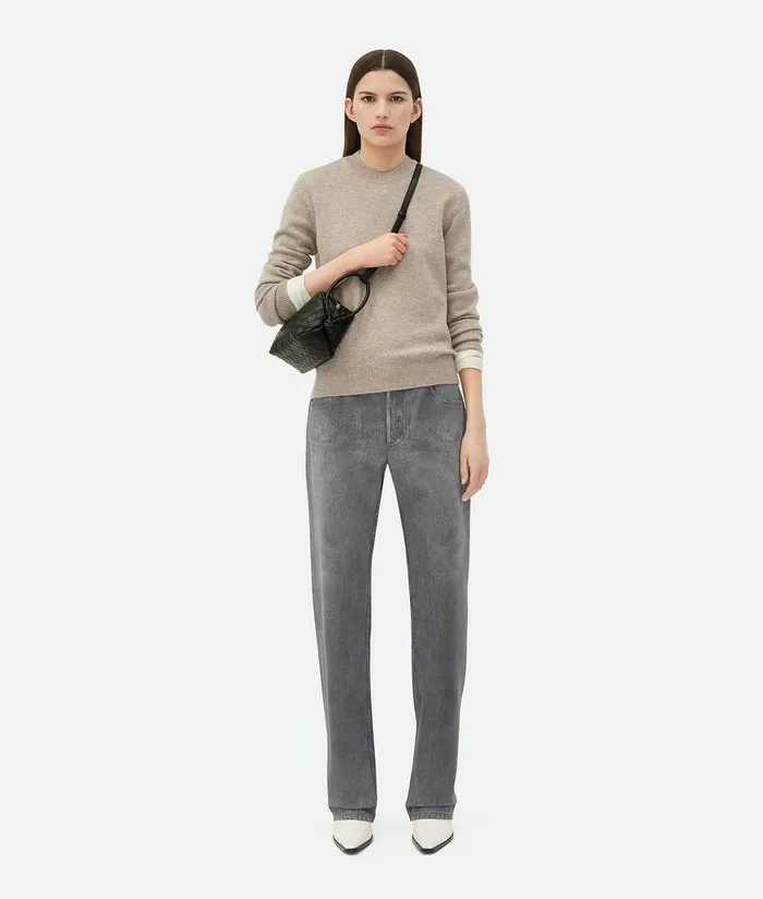Women Bottega Veneta Crossbody Loop Top Handle Black