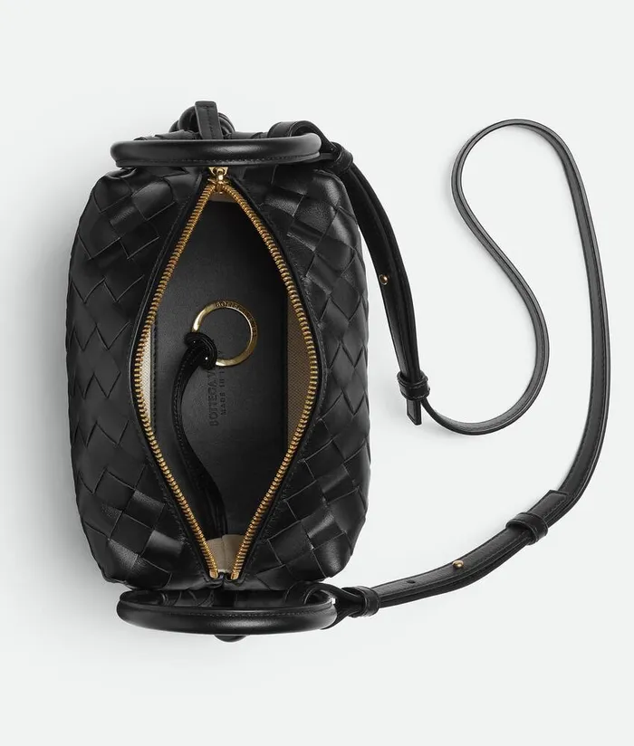 Women Bottega Veneta Crossbody Loop Top Handle Black