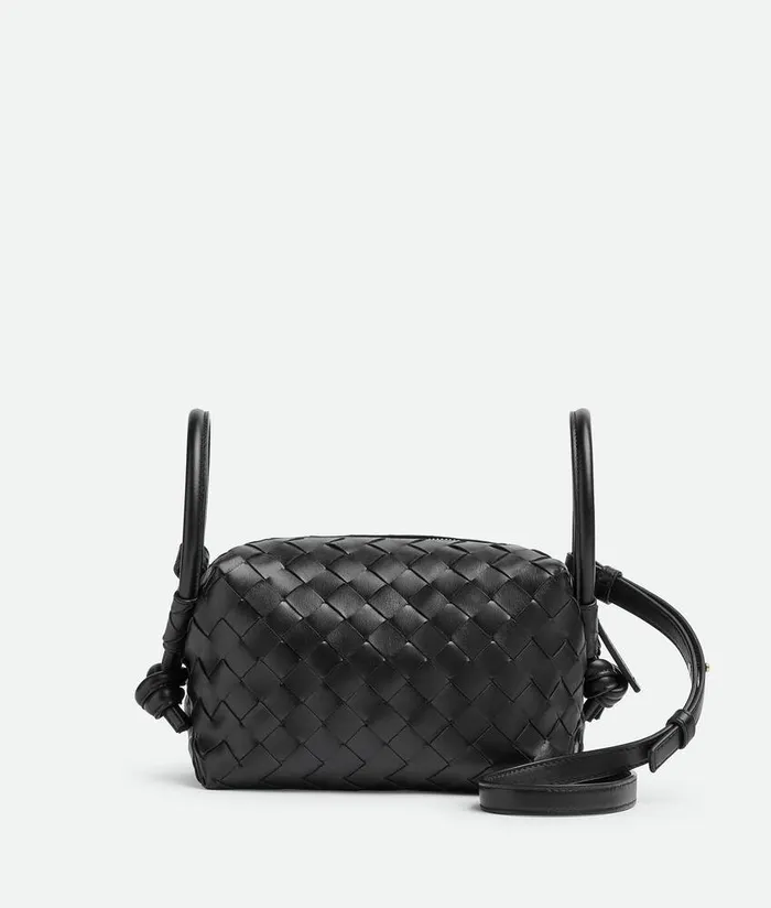Women Bottega Veneta Crossbody Loop Top Handle Black