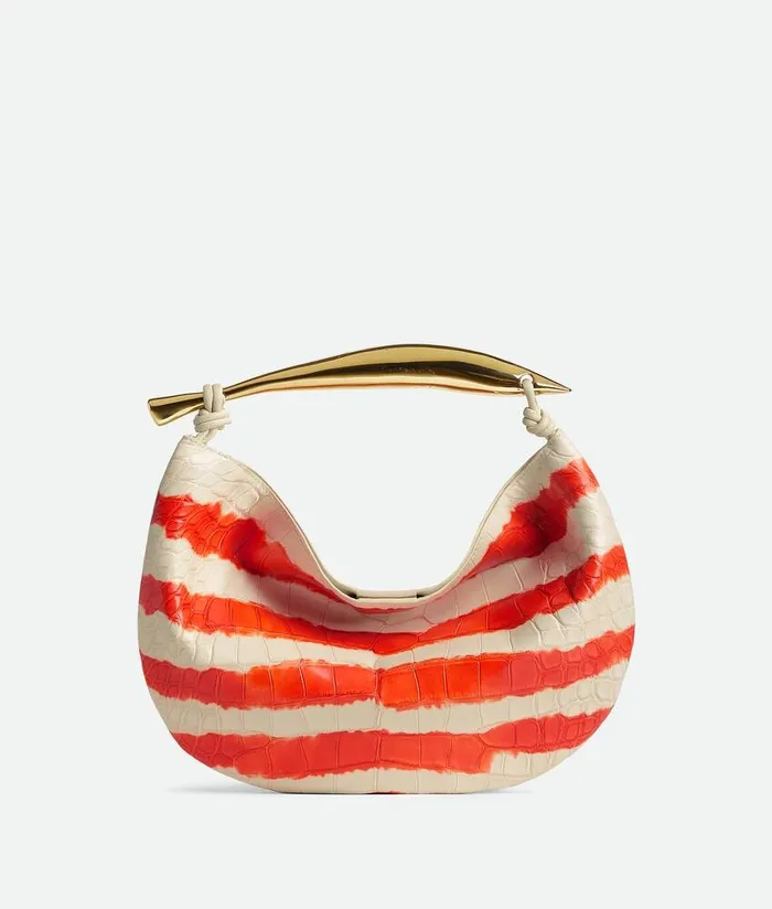 Women Bottega Veneta Handle Sardine Sea Saltorange