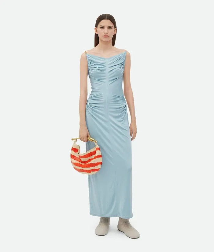 Women Bottega Veneta Handle Sardine Sea Saltorange