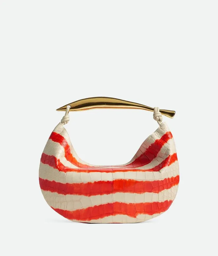 Women Bottega Veneta Handle Sardine Sea Saltorange
