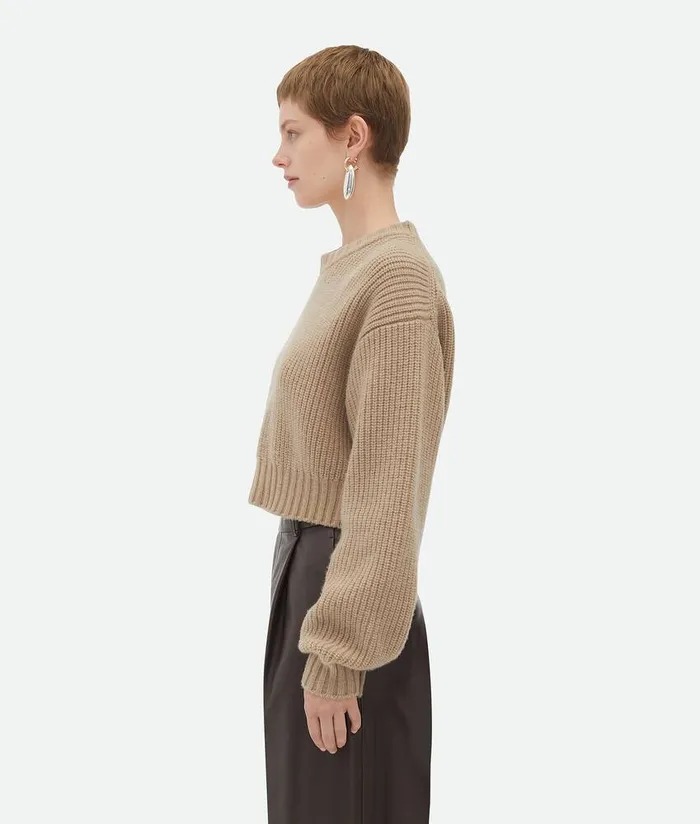 Women Bottega Veneta Knitwear Wool And Cashmere Jumper Desert
