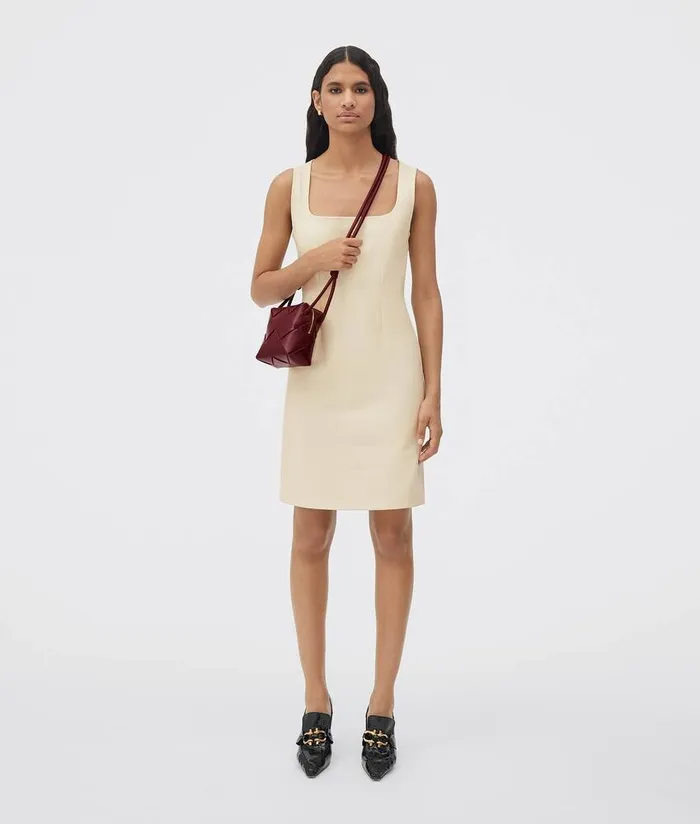 Women Bottega Veneta Mini Mini Cassette Camera Bag Bordeaux