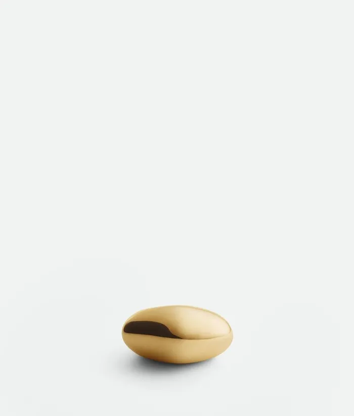 Women Bottega Veneta Rings Fin Ring Yellow Gold