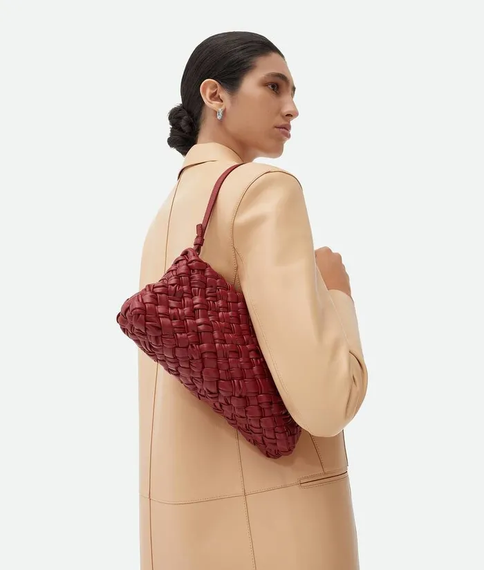 Women Bottega Veneta Shoulder Kalimero ChaCha Rosewood