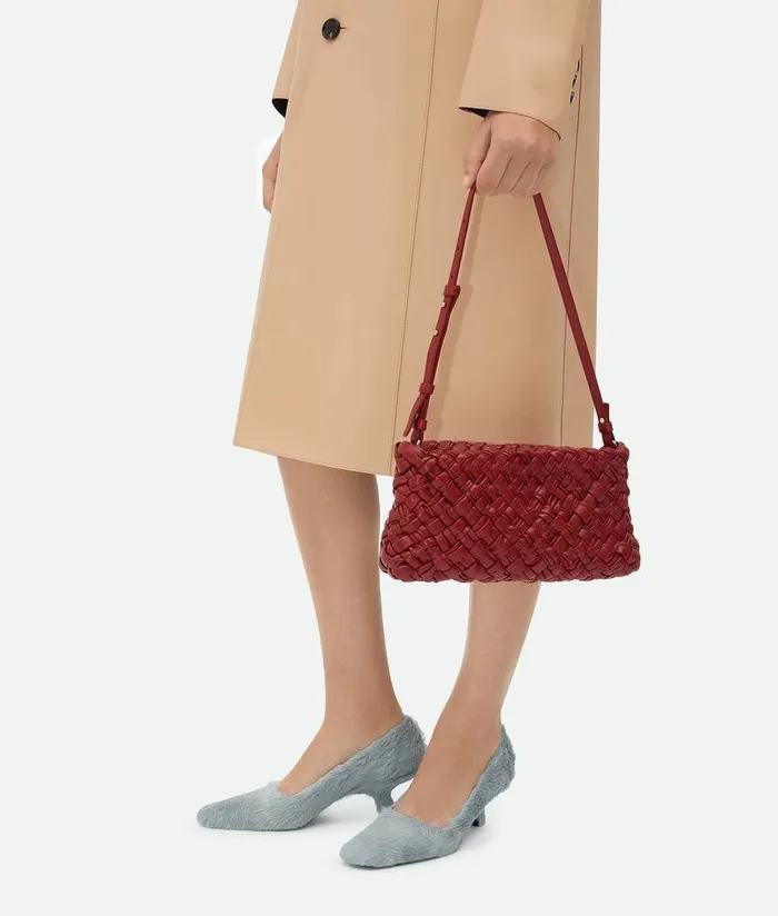 Women Bottega Veneta Shoulder Kalimero ChaCha Rosewood