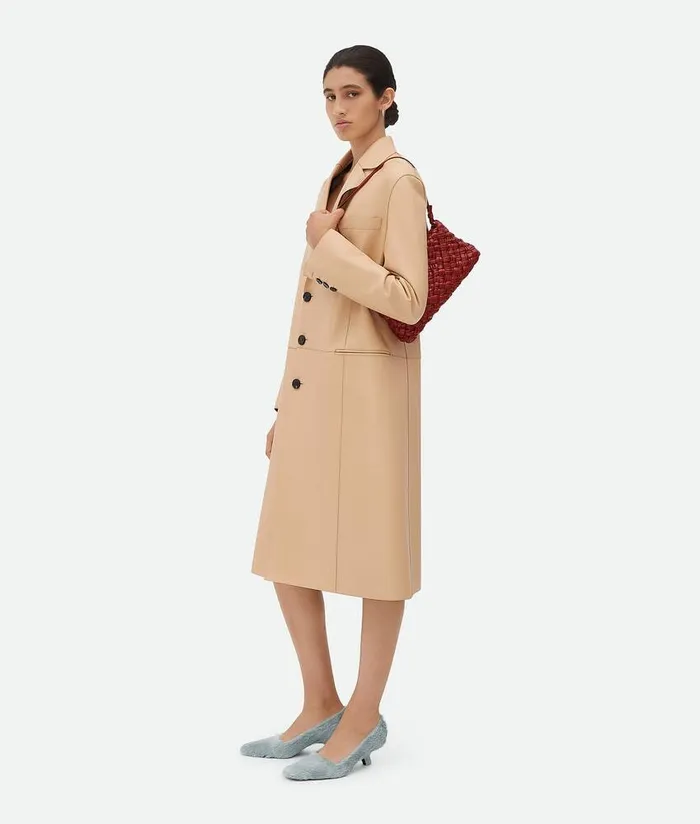 Women Bottega Veneta Shoulder Kalimero ChaCha Rosewood