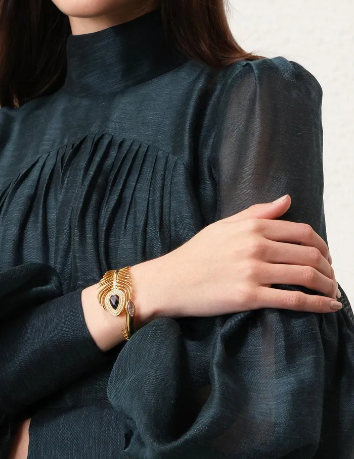 Women Bracelets Zimmermann Muse Cuff Goldonyx