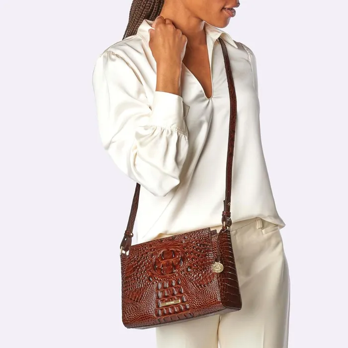 Women Brahmin Crossbodies Hillary Twilight Blue Ombre Women Brahmin Crossbodies Hillary Twilight Blue Ombre