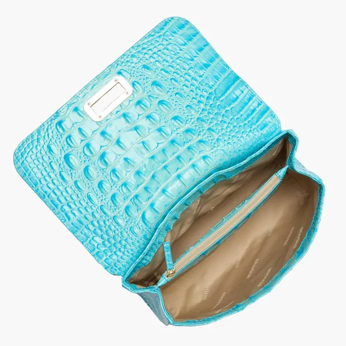Women Brahmin Crossbodies Rosalie Tropic Blue Melbourne Women Brahmin Crossbodies Rosalie Tropic Blue Melbourne