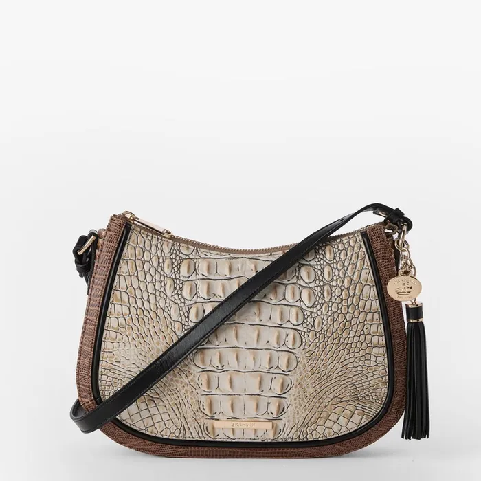 Women Brahmin Crossbodies Shayna Timeless Taupe Skien