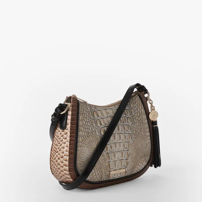 Women Brahmin Crossbodies Shayna Timeless Taupe Skien