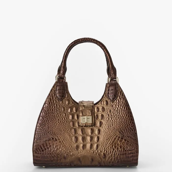 Women Brahmin Satchels Adrian Ganache Ombre