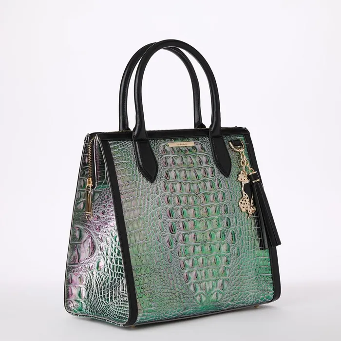 Women Brahmin Satchels Caroline Dusk Gleaming Women Brahmin Satchels Caroline Dusk Gleaming