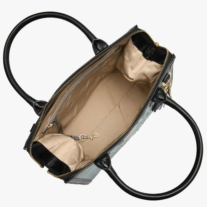 Women Brahmin Satchels Caroline Dusk Gleaming Women Brahmin Satchels Caroline Dusk Gleaming