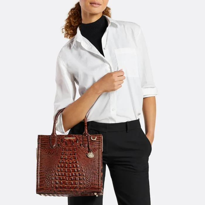 Women Brahmin Satchels Caroline Dusk Gleaming Women Brahmin Satchels Caroline Dusk Gleaming